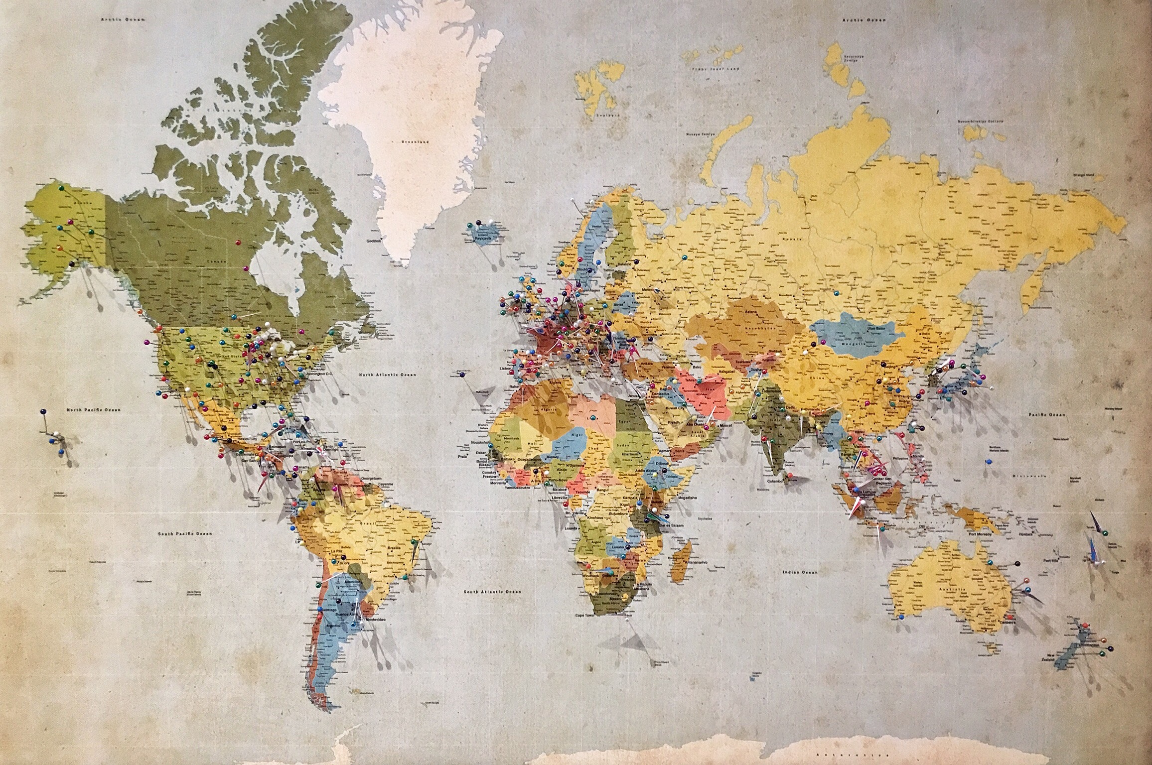 World map - mappa del mondo